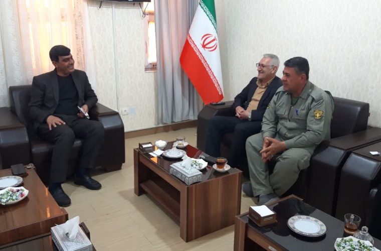 دیدار مدیر کل محیط زیست استان با فرماندار شهرستان چرام