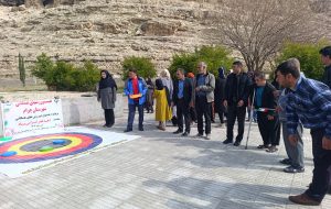 برگزاری مسابقات ورزشی معلولین و غبارروبی گلزار شهدا بمناسبت دهه مبارک فجر