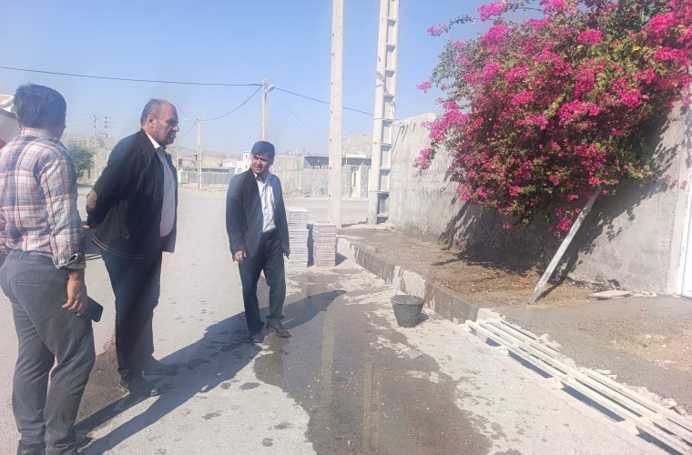 بهسازی معابر روستا‌های بخش مرکزی چرام