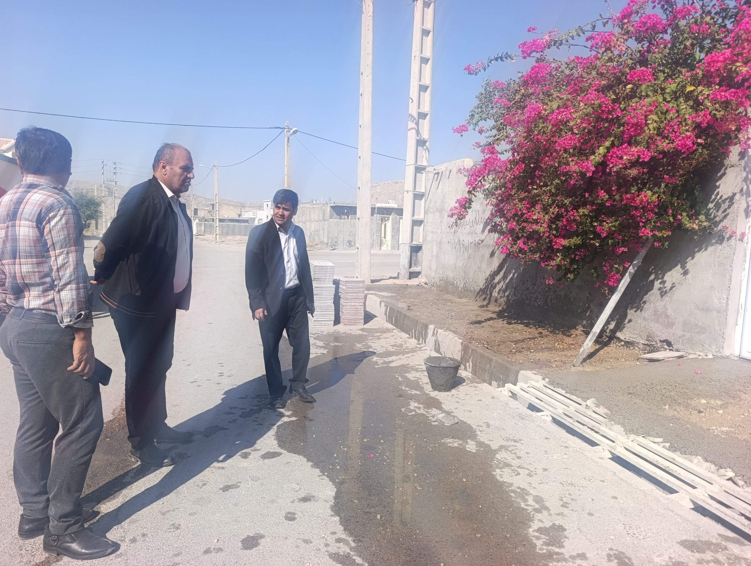 بهسازی معابر روستا‌های بخش مرکزی چرام