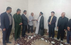 تجلیل از خانواده معزز شهدای کارگر بمناسبت گرامیداشت روز کار و کارگر در چرام